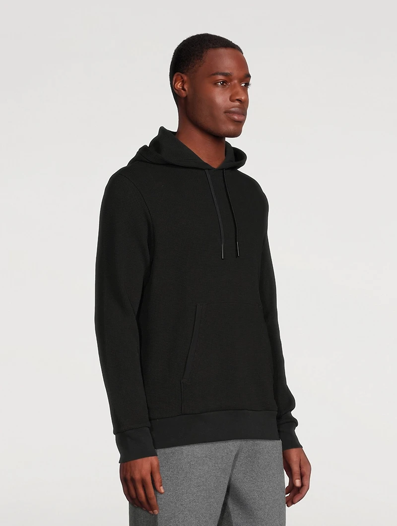 Mattis Cotton Waffle Knit Hoodie