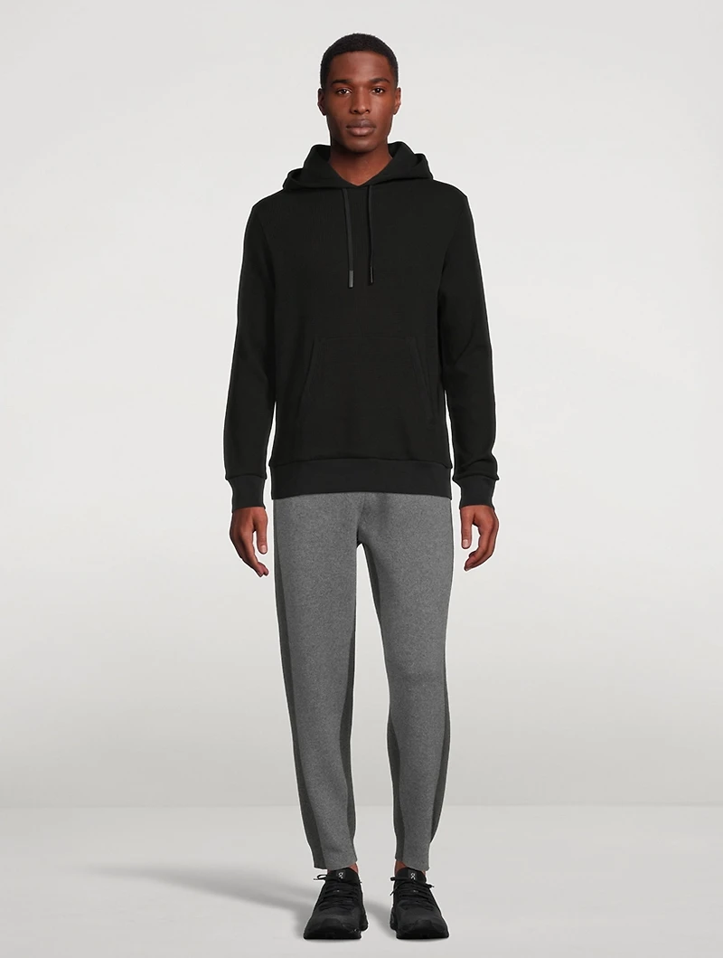 Mattis Cotton Waffle Knit Hoodie