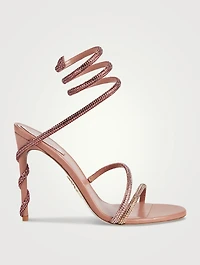 Margot Crystal Satin Sandals
