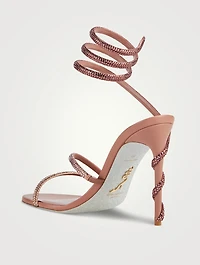 Margot Crystal Satin Sandals