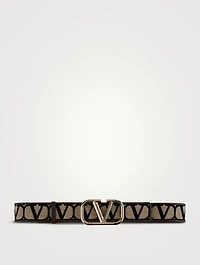 VLOGO Jacquard Monogram Belt