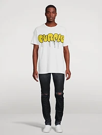 Coated Gradient Skinny Jeans