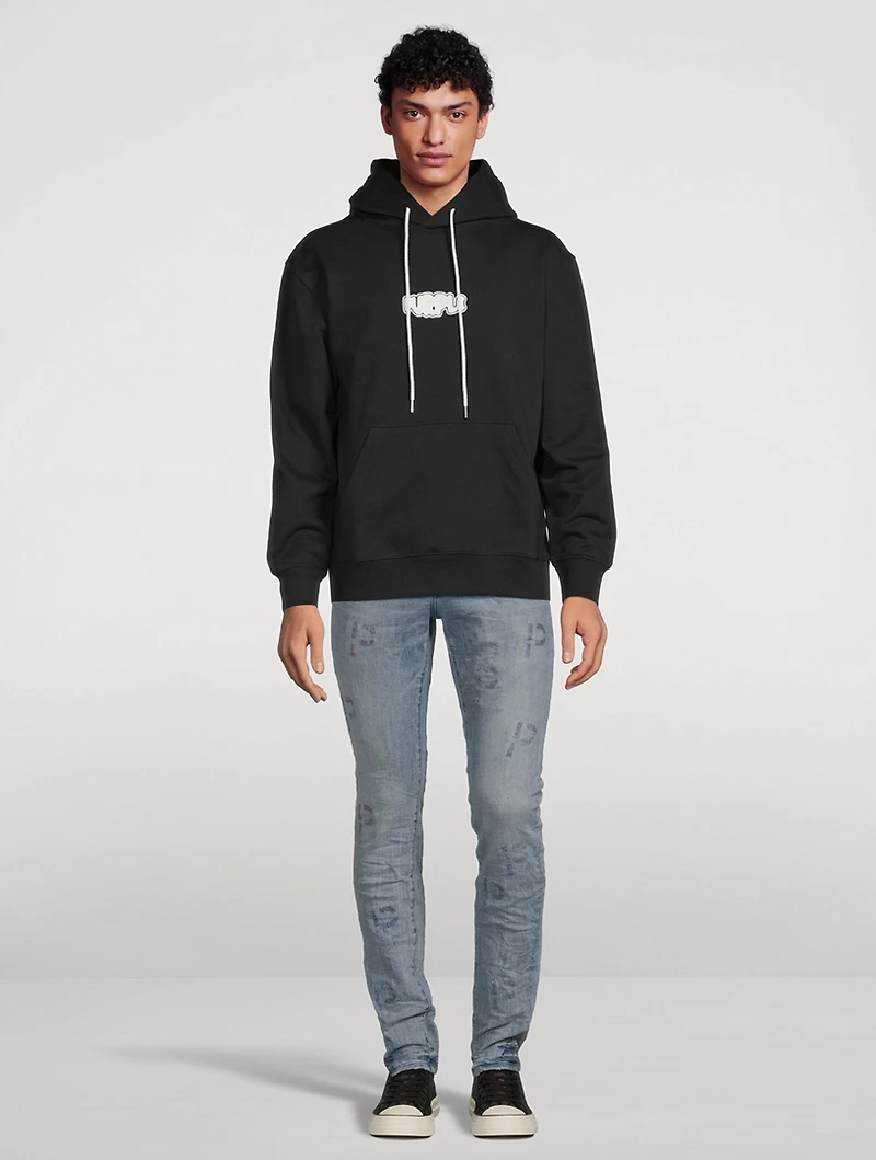 Skinny Jeans With Plaid Embroidery