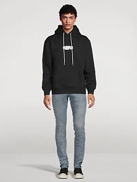 Skinny Jeans With Plaid Embroidery
