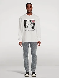 Film Jacquard Skinny Jeans