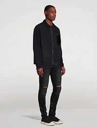 Zip Denim Shirt Jacket