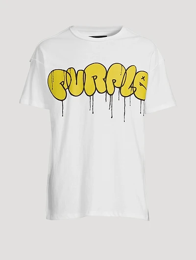 Puff Drip Cotton T-Shirt