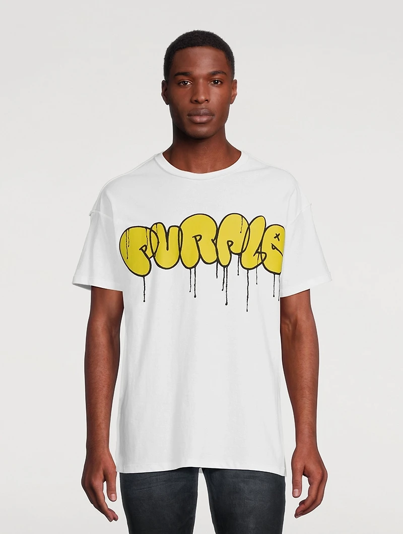 Puff Drip Cotton T-Shirt