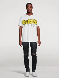Puff Drip Cotton T-Shirt