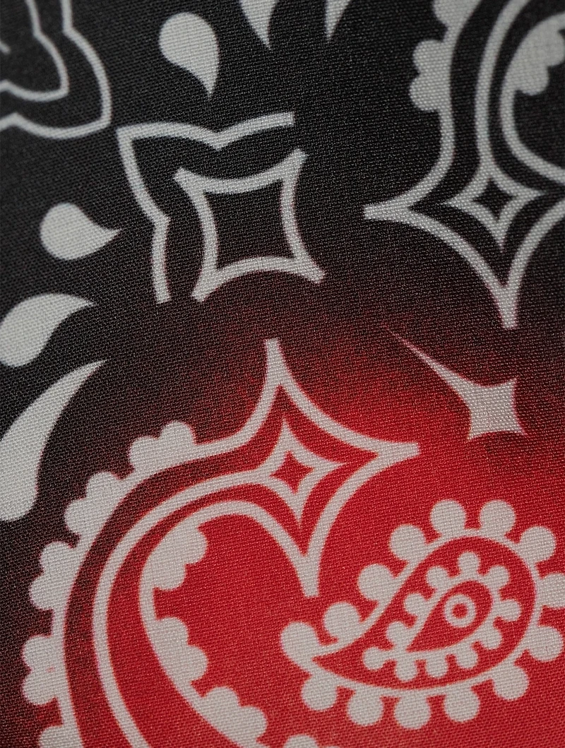 Bleached Swim Shorts Paisley Print