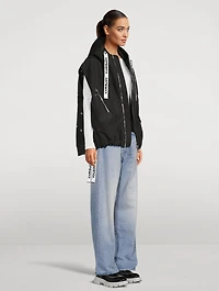 Star-Embellished Windbreaker Vest