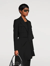 Shield Sunglasses With Studs
