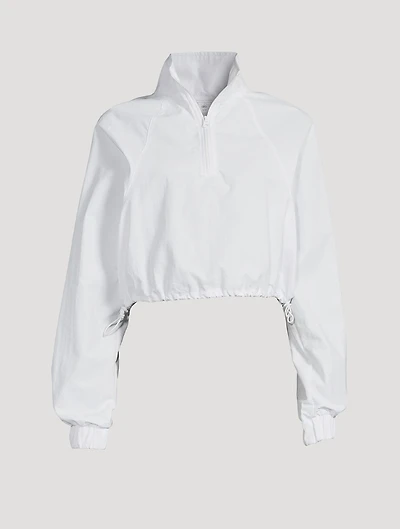 Alumni Cropped Quarter-Zip Sweatshirt