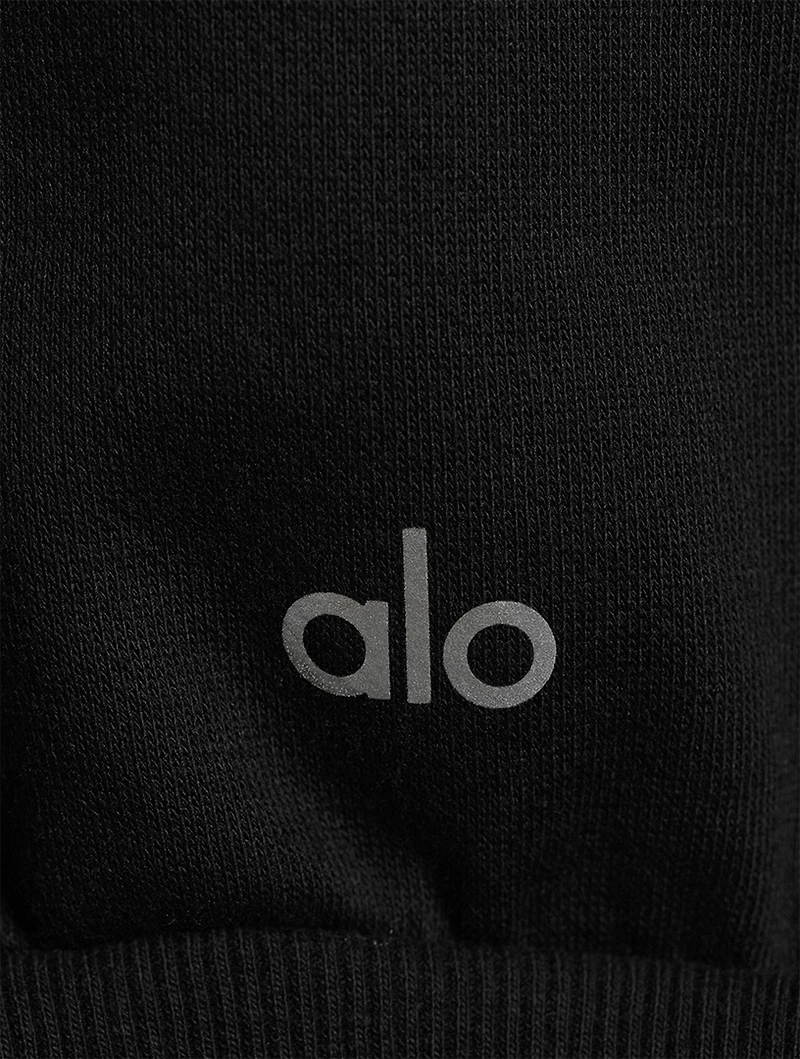 Headliner Padded Shoulder Cropped Hoodie
