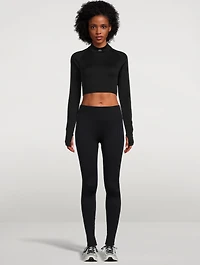 Seamless Cable-Knit Top