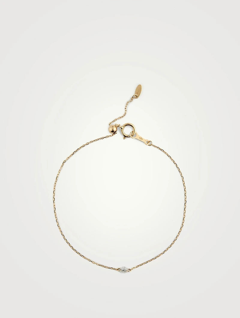 Danaé 18K Gold Bracelet With Diamond