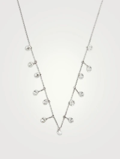 Danaé 18K White Gold Choker Necklace With Diamonds