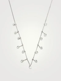 Danaé 18K White Gold Choker Necklace With Diamonds