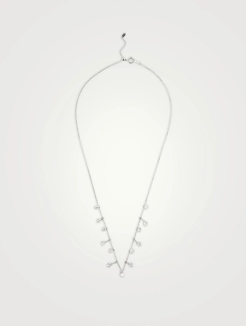 Danaé 18K White Gold Choker Necklace With Diamonds
