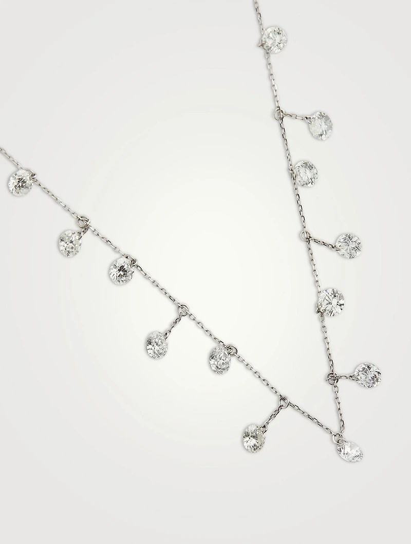 Danaé 18K White Gold Choker Necklace With Diamonds