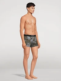 Cotton Boxer Briefs Bold Orchid Print