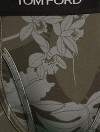 Cotton Boxer Briefs Bold Orchid Print