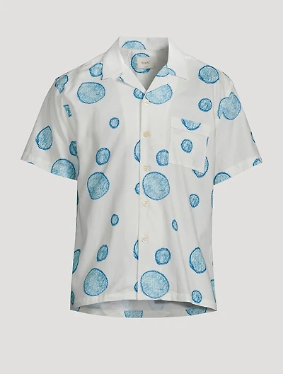 Pool Corduroy Shirt Boule Print