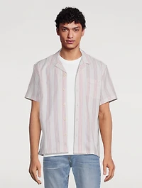 Twig Short-Sleeve Shirt Striped Print