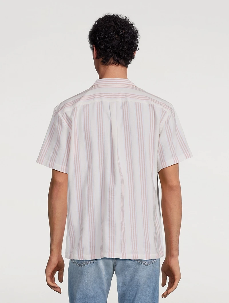 Twig Short-Sleeve Shirt Striped Print