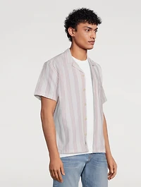 Twig Short-Sleeve Shirt Striped Print