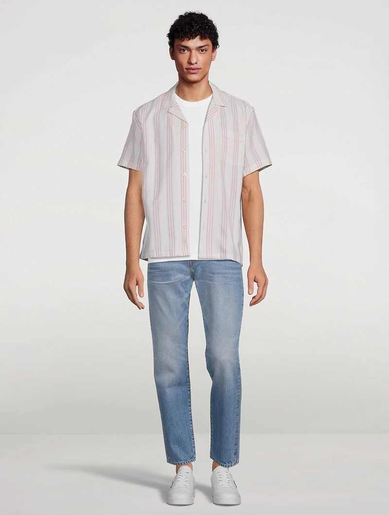 Twig Short-Sleeve Shirt Striped Print