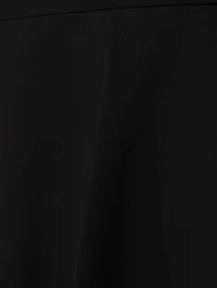 Slashed Wool Maxi Skirt