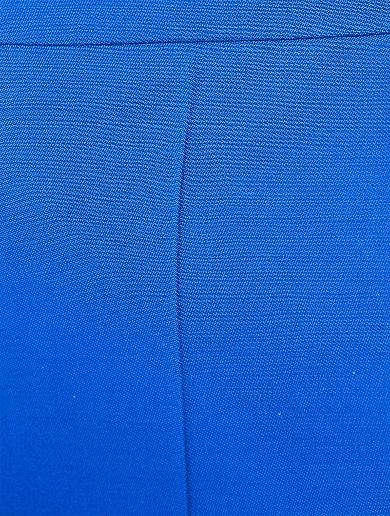 High-Waisted Wide-Leg Wool Trousers
