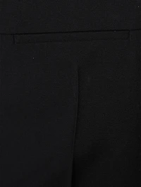 Low-Rise Wool Trousers