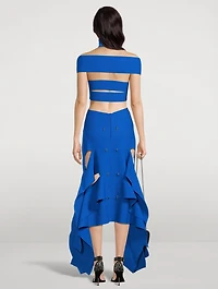 Slashed Gown
