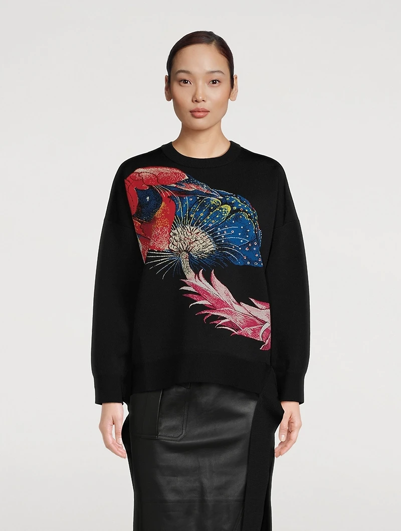 Hieronymus Bosch Jacquard Oversized Sweater