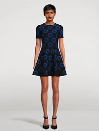 Iris Jacquard Knit Mini Dress