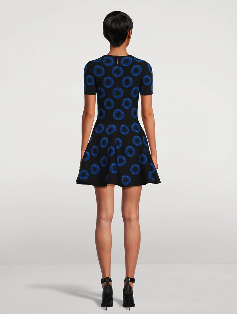 Iris Jacquard Knit Mini Dress