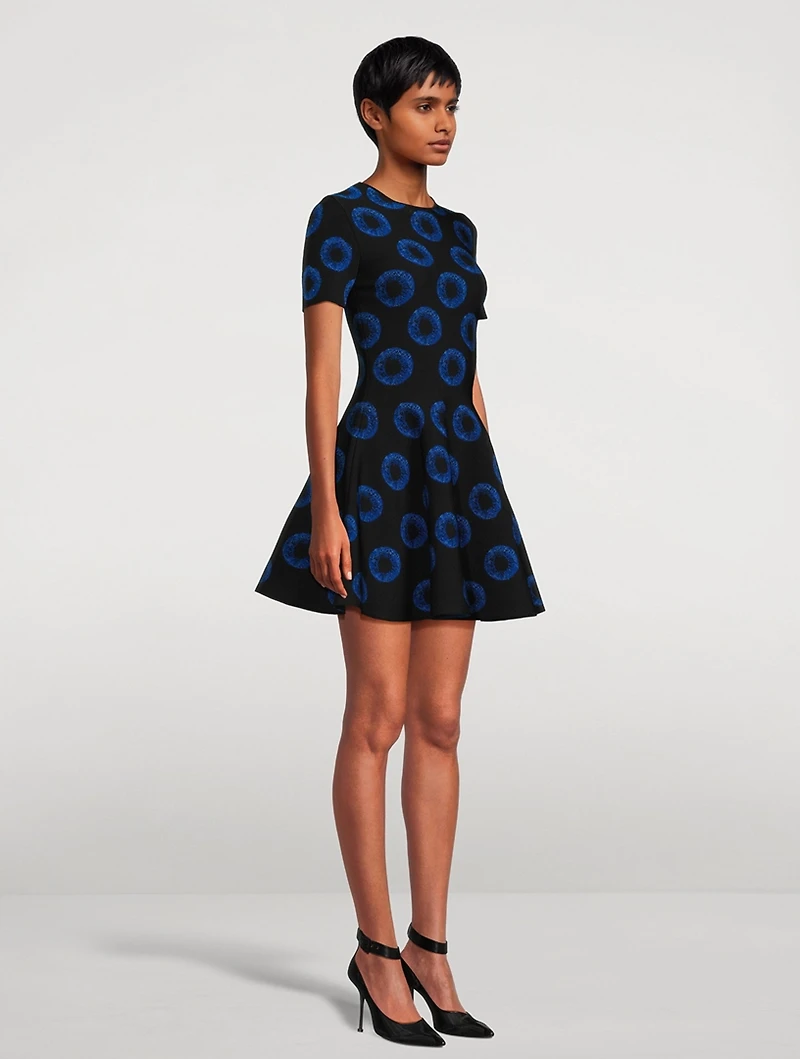Iris Jacquard Knit Mini Dress