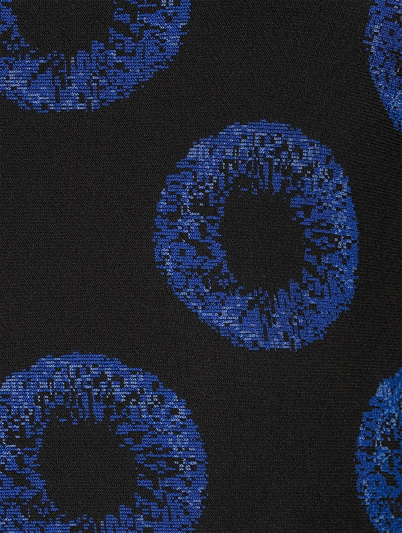 Iris Jacquard Knit Mini Dress