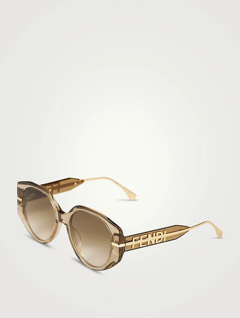 Fendigraphy Round Sunglasses