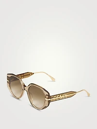 Fendigraphy Round Sunglasses