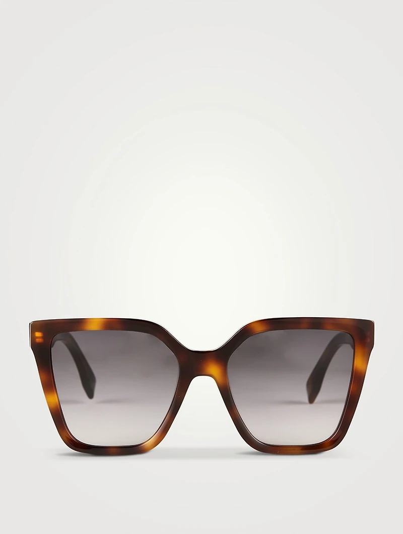 Lettering Square Sunglasses