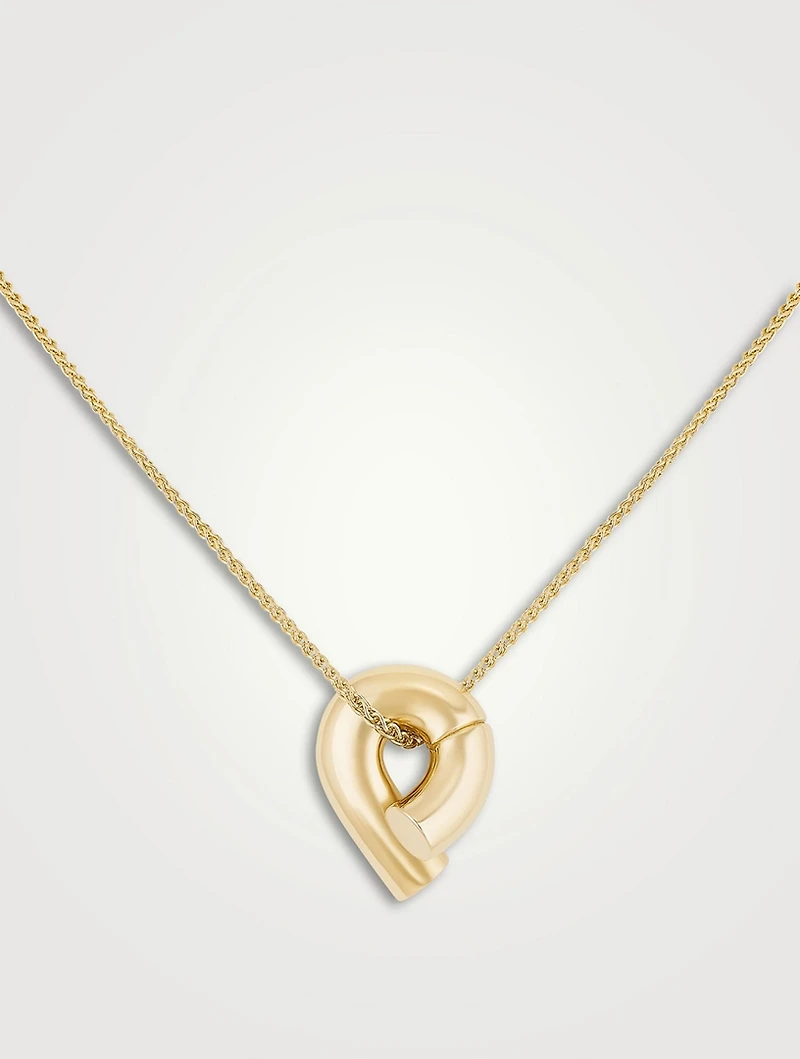 Mini Oera 18K Gold Pendant Necklace