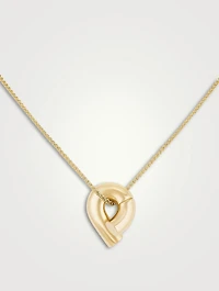 Mini Oera 18K Gold Pendant Necklace