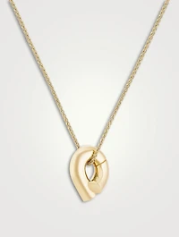 Mini Oera 18K Gold Pendant Necklace