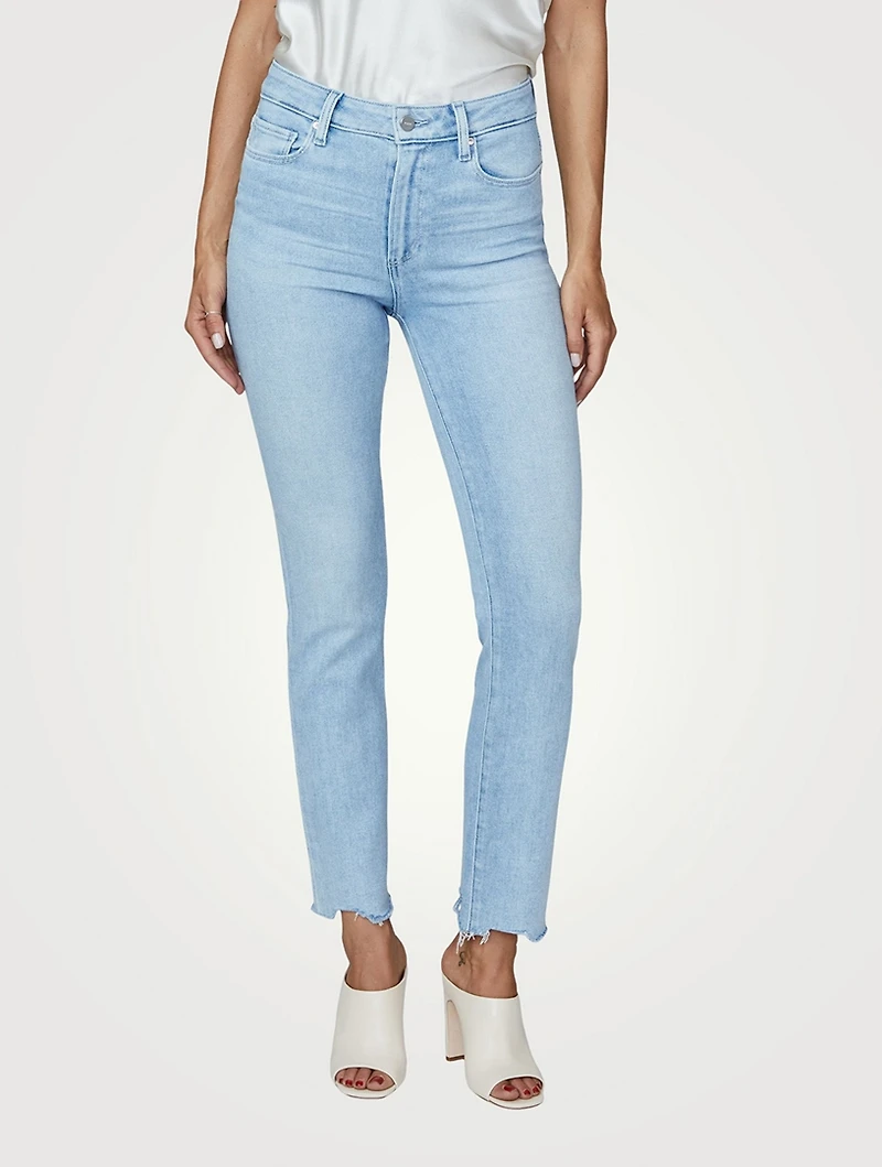 Cindy Ultra High-Rise Straight-Leg Jeans