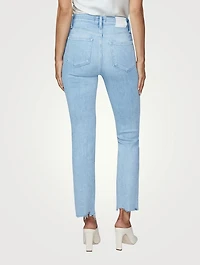 Cindy Ultra High-Rise Straight-Leg Jeans