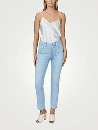 Cindy Ultra High-Rise Straight-Leg Jeans