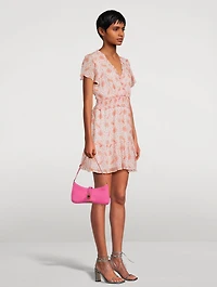 Giannina Silk Dress Floral Paisley Print